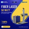 Zaiku Fiber Marking Laser Tabletop Raycus Power 50 Watt Engrave Metal - Tanpa Komputer